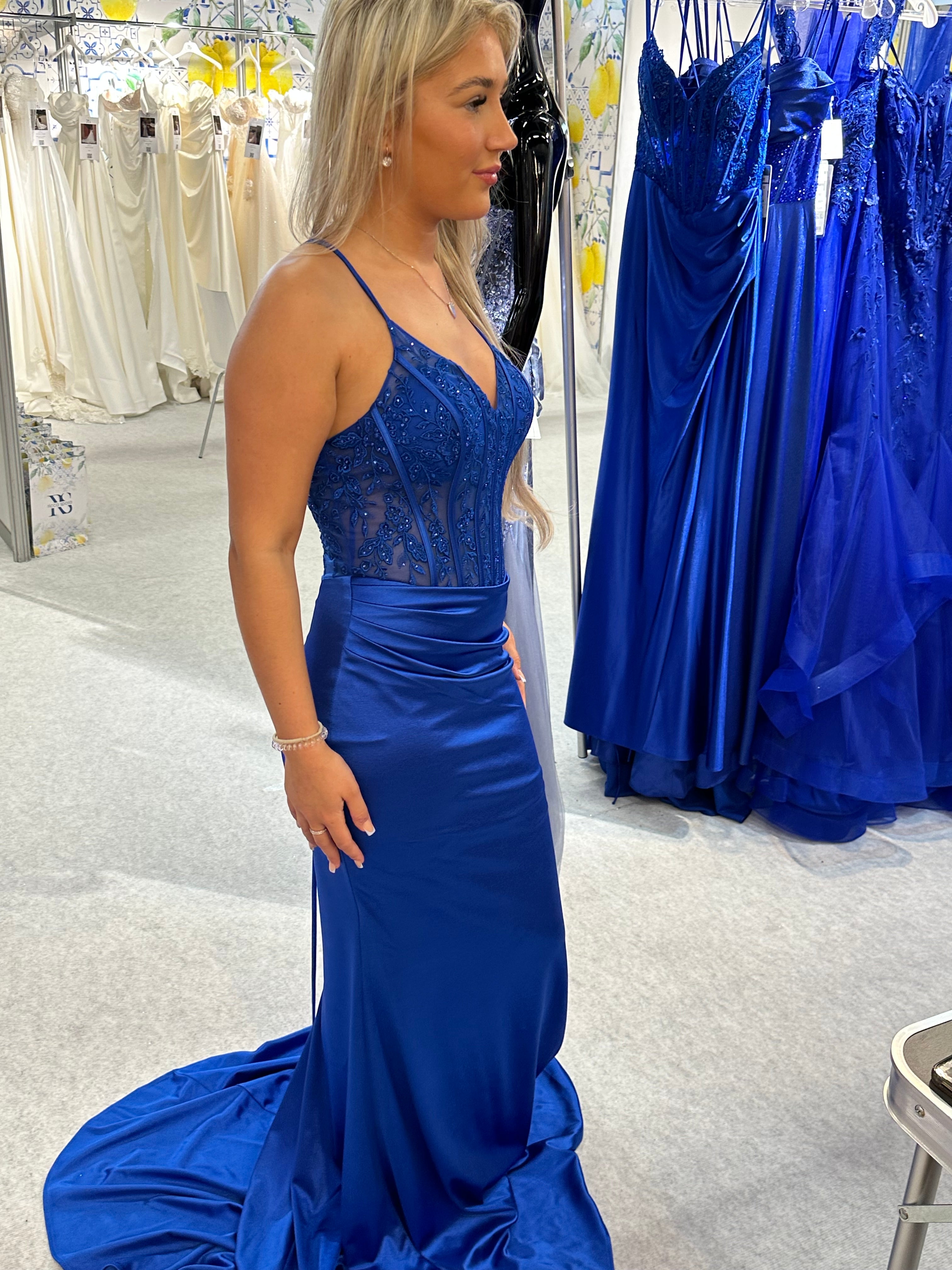 Fitted Prom Evening Dress - Mickey Fitted Prom Evening Dress - Mickey