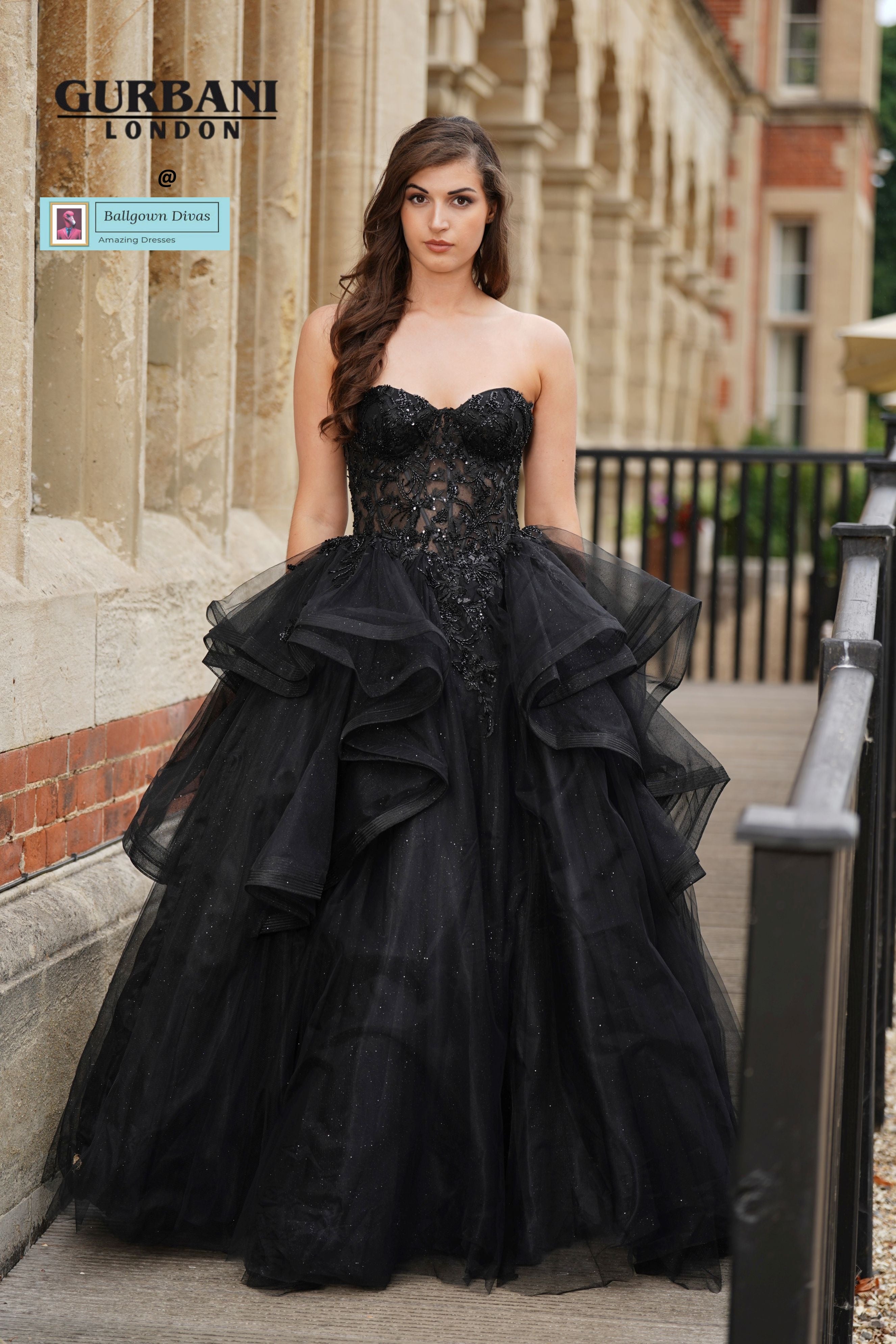 Waterfall Prom Evening Dress