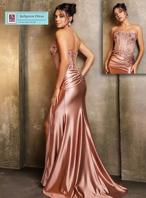 Fitted Prom Evening Dress - Innis