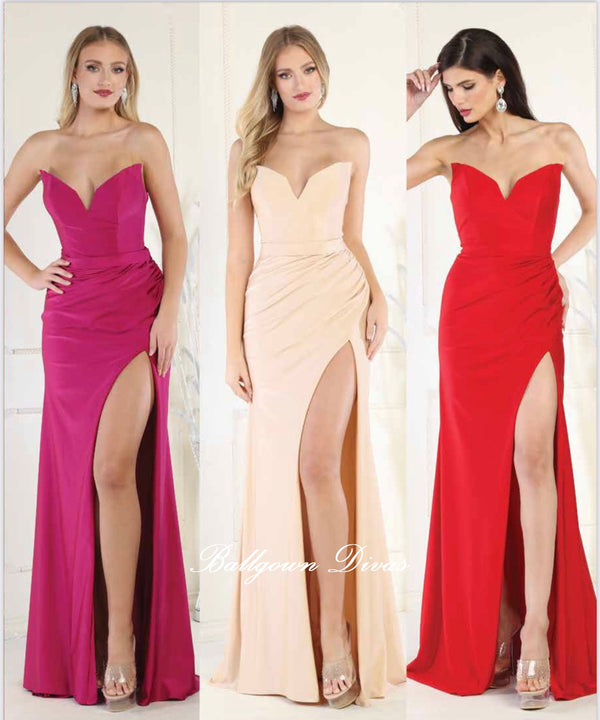 Fitted Prom Evening Dress - Anderson