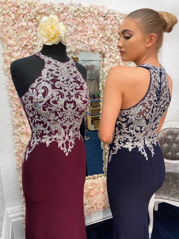 Fitted Prom Evening Dress -