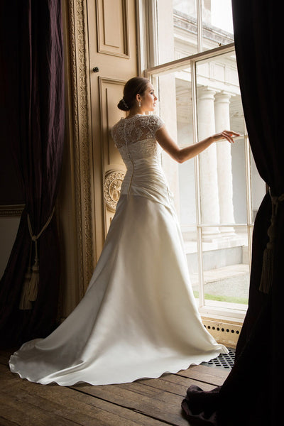 WEDDING DRESS ‘emelia’ - IVORY UK 16