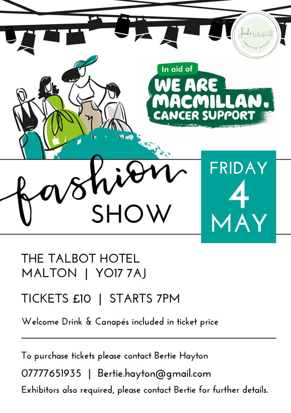 Macmillan Cancer Support Fashion Show.