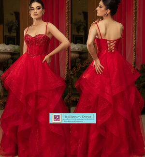 Waterfall Prom Evening Dress - Chelsea