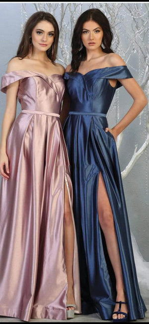 A-Line Prom Evening Dress - Opal