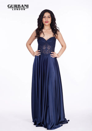A - Line Prom Evening Dress - Isla B