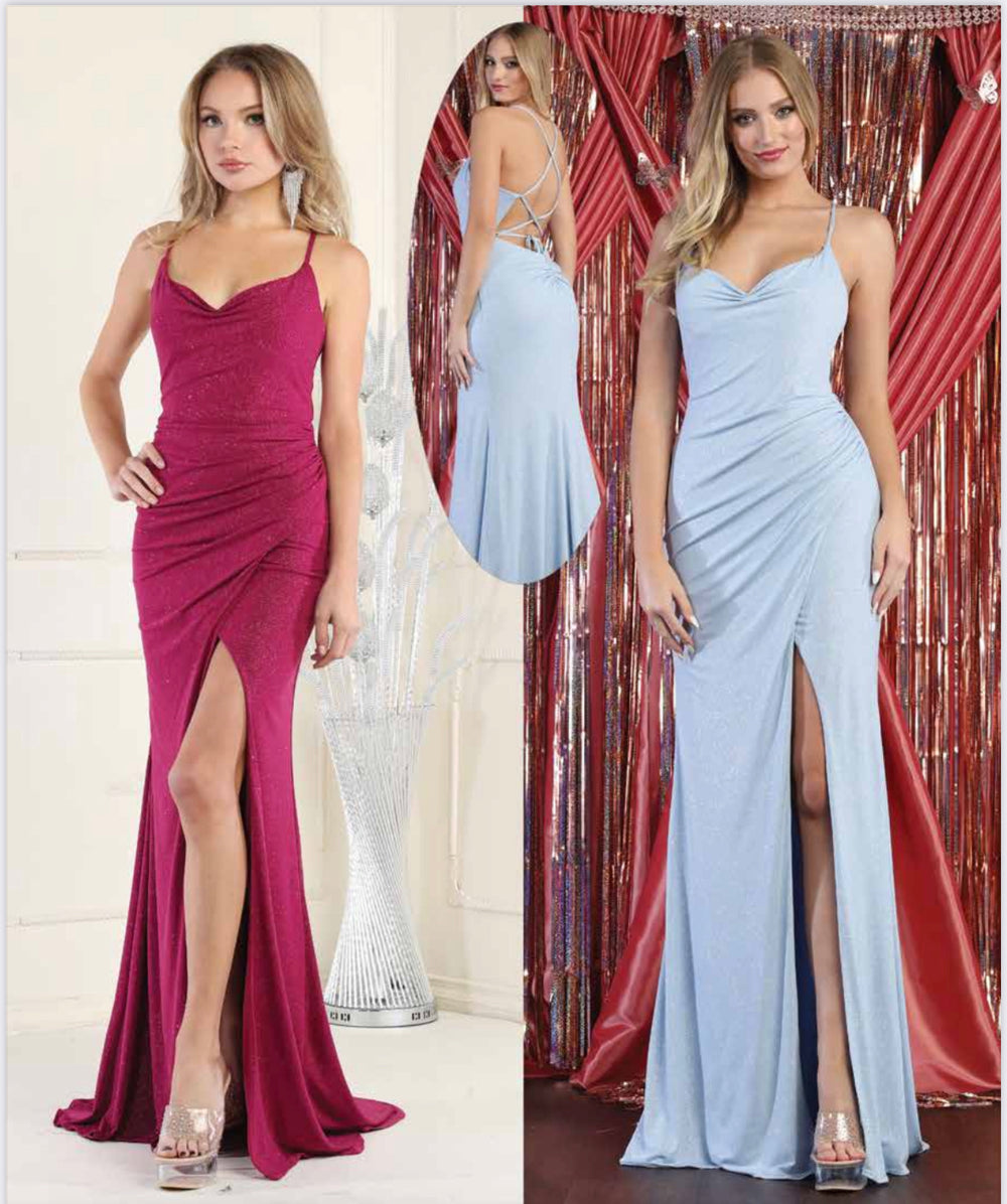 Fitted Prom Evening Dress - Skye