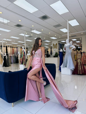 Fitted Prom Evening Dress - Nova