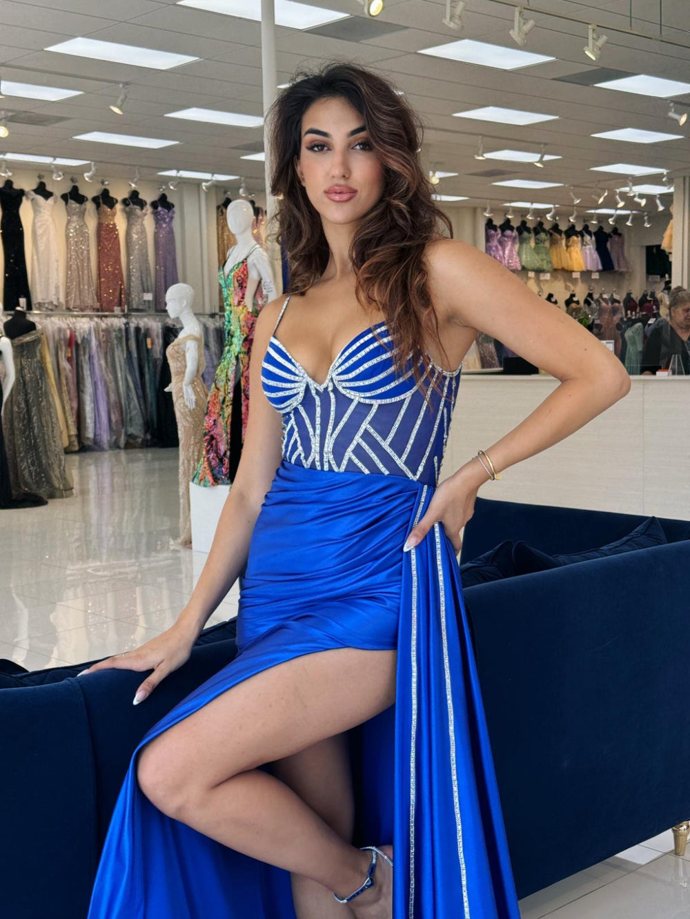 Fitted Prom Evening Dress - Nova