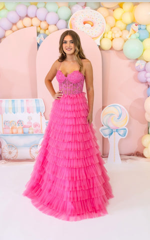 Waterfall Prom Evening Dress - Bella