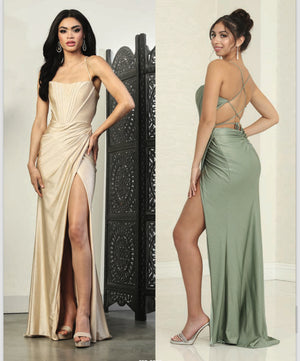 Fitted Prom Evening Dress - Tyler