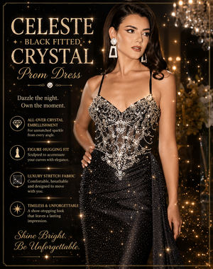 Celeste - sparkly sequin Prom dress