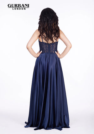 A - Line Prom Evening Dress - Isla B