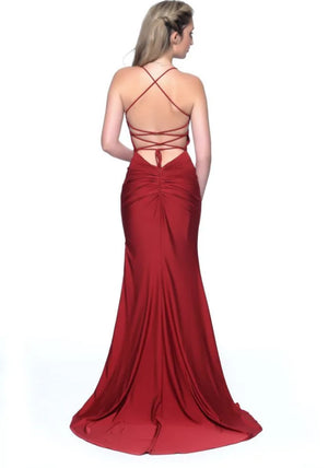 Fitted Prom Evening Dress - Harper
