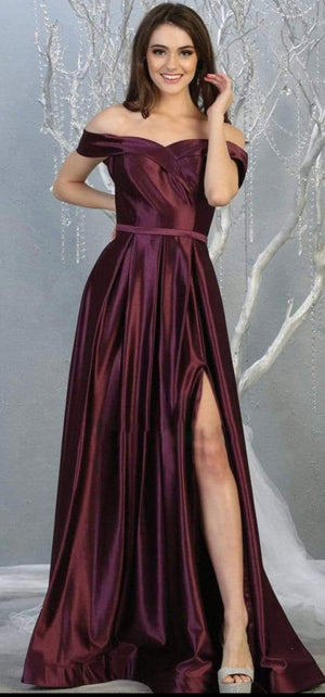 A-Line Prom Evening Dress - Opal