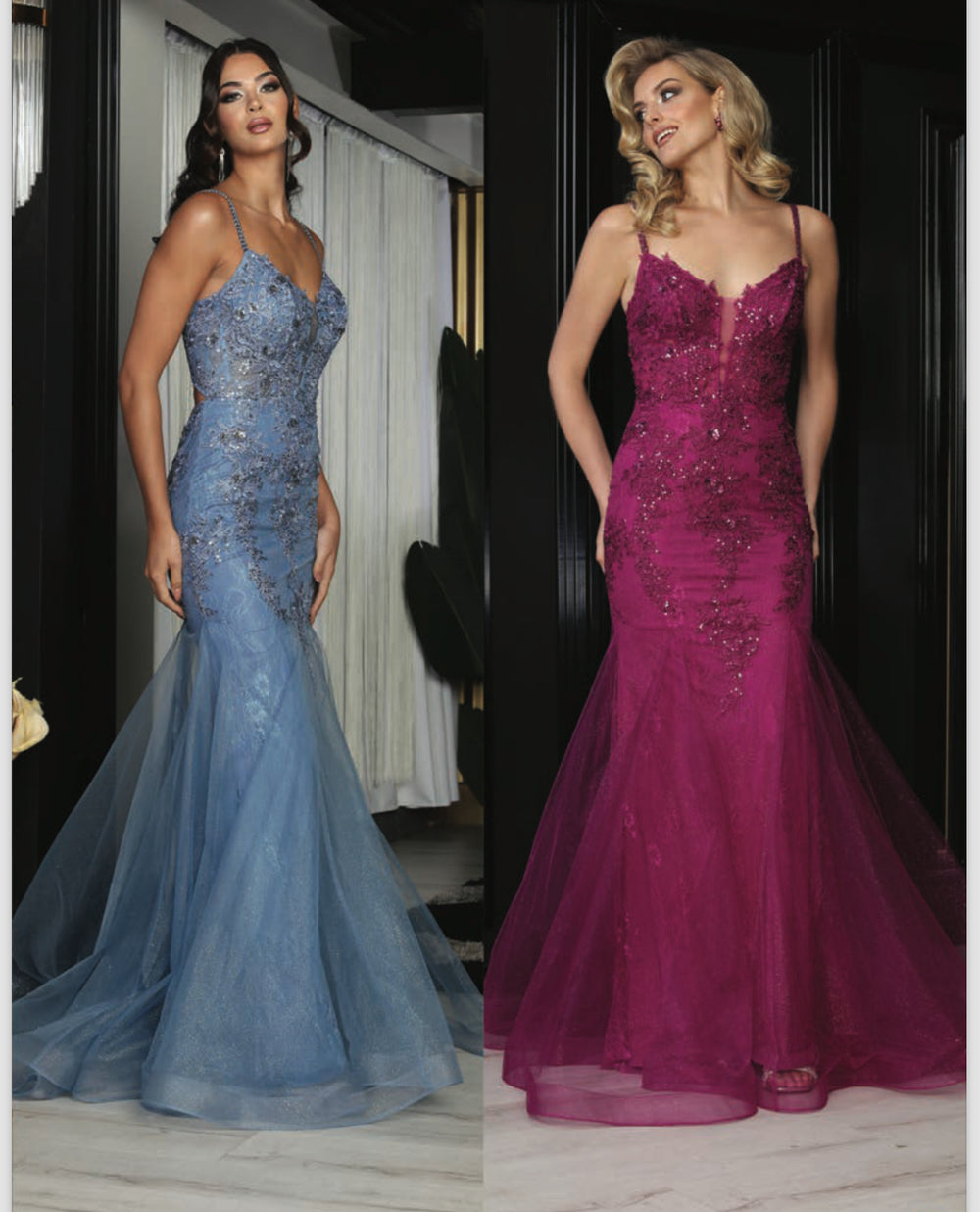 Fishtail Prom Evening Dress - Dora