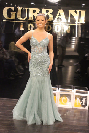 Fishtail Prom Evening Dress - Ella