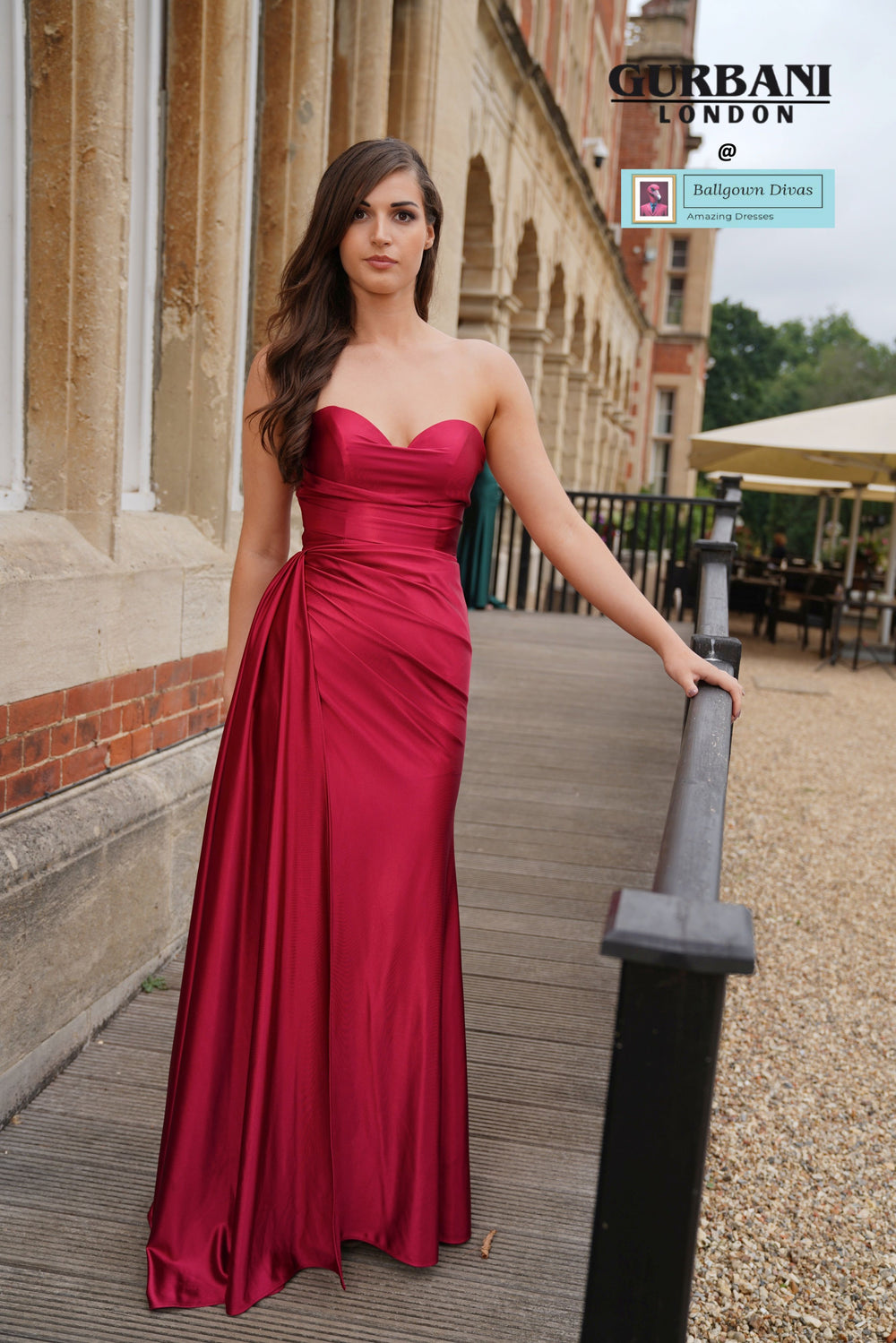 Fitted Prom Evening Dress - Finley