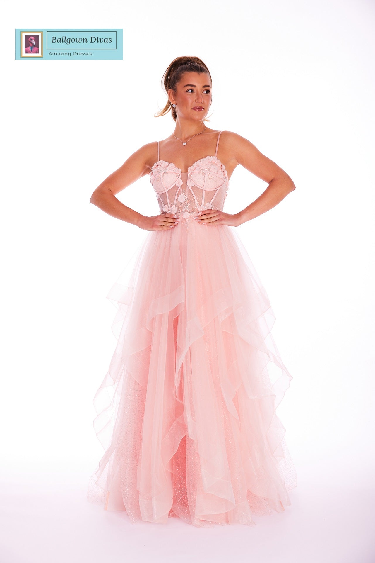 Waterfall Prom Evening Dress - Peri