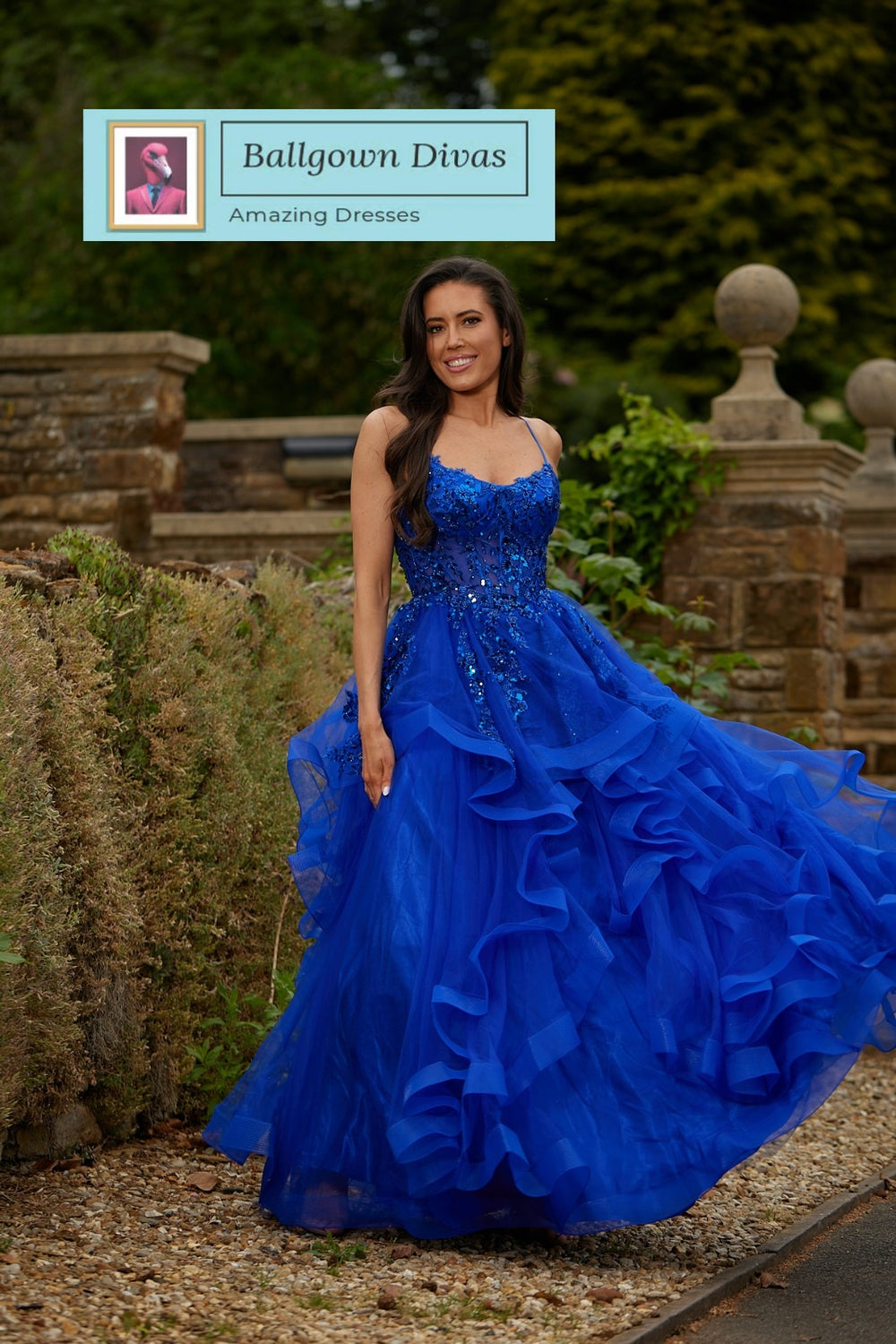 Waterfall Prom Evening Dress - Queenie