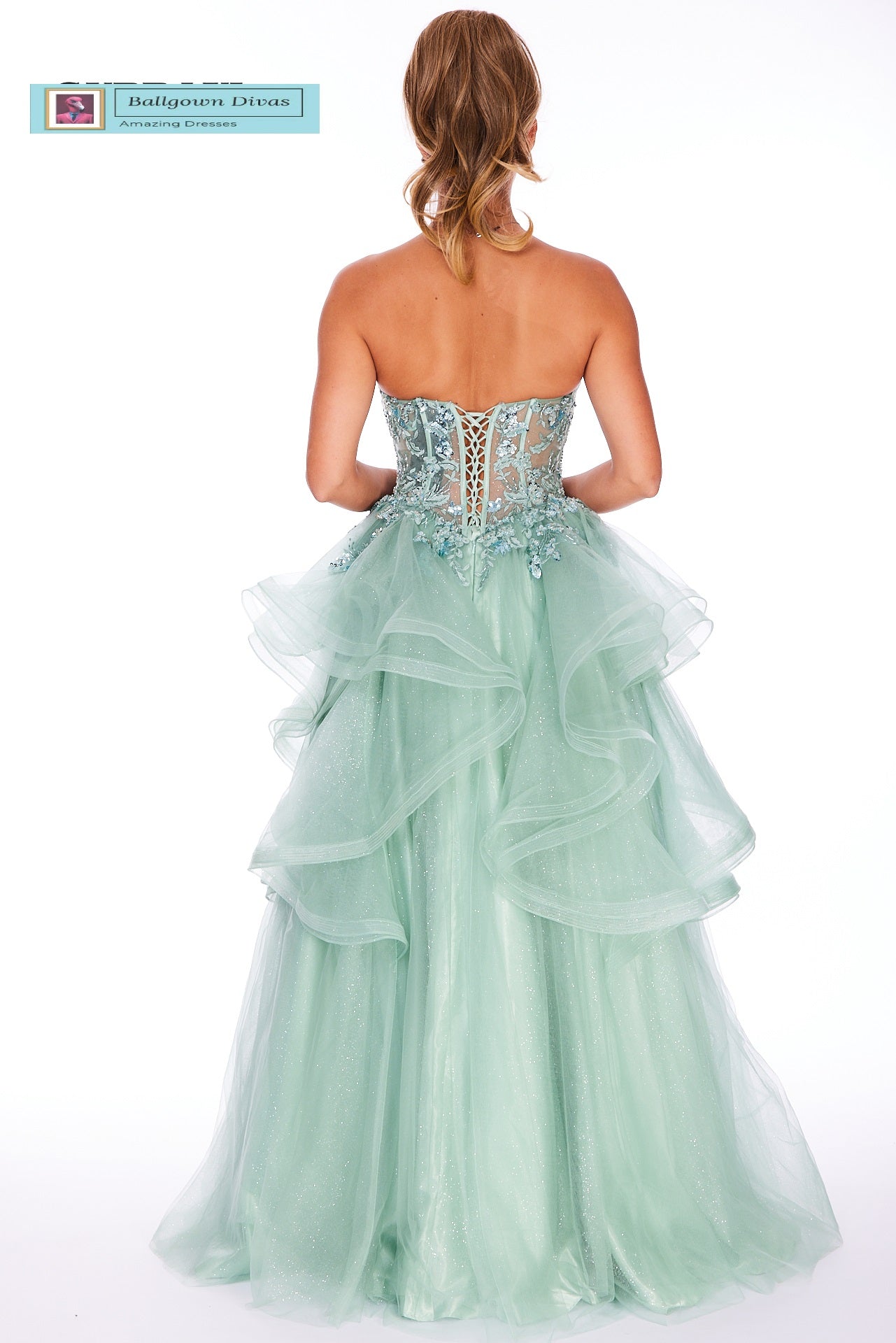 Waterfall Prom Evening Dress - Talia