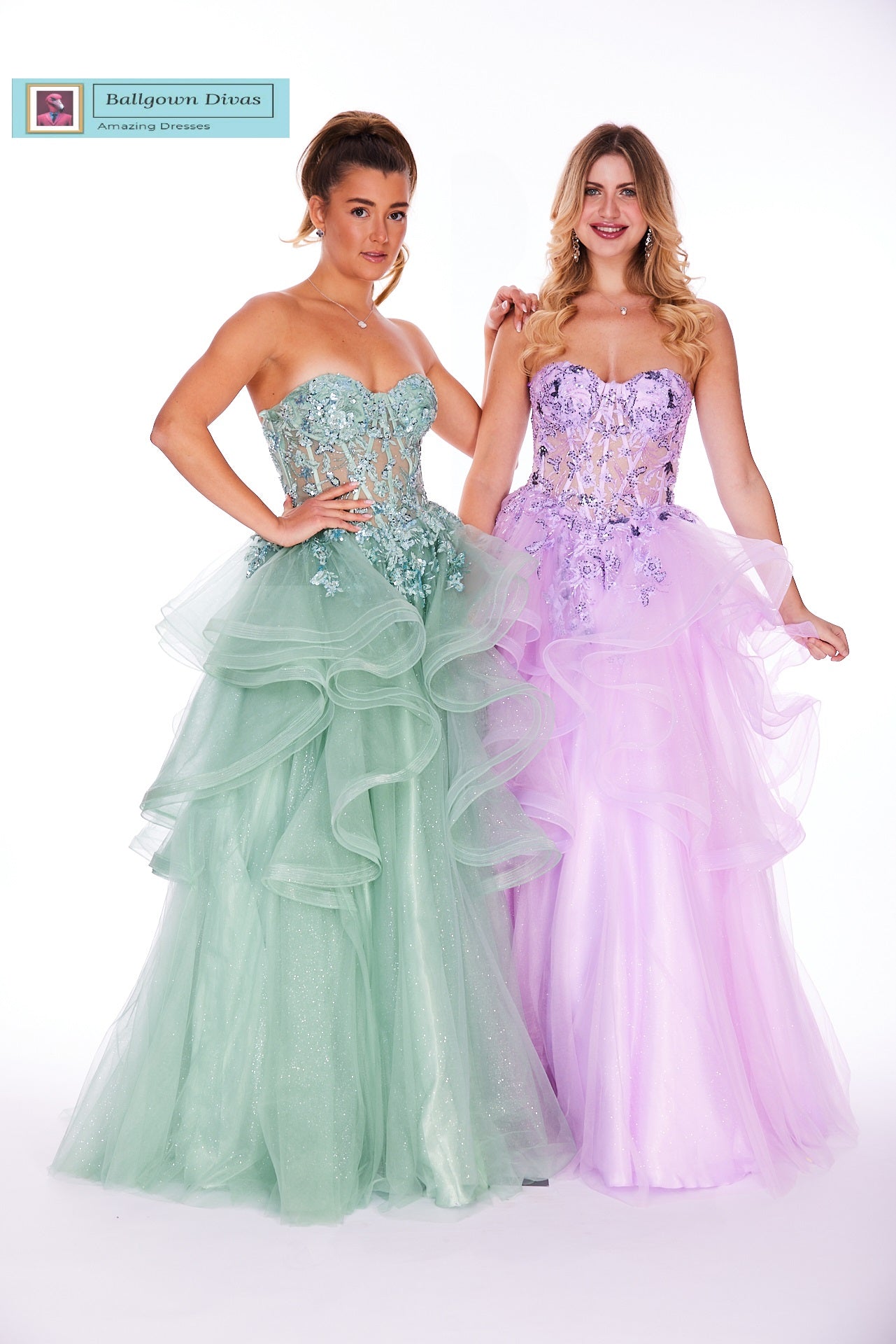 Waterfall Prom Evening Dress - Talia