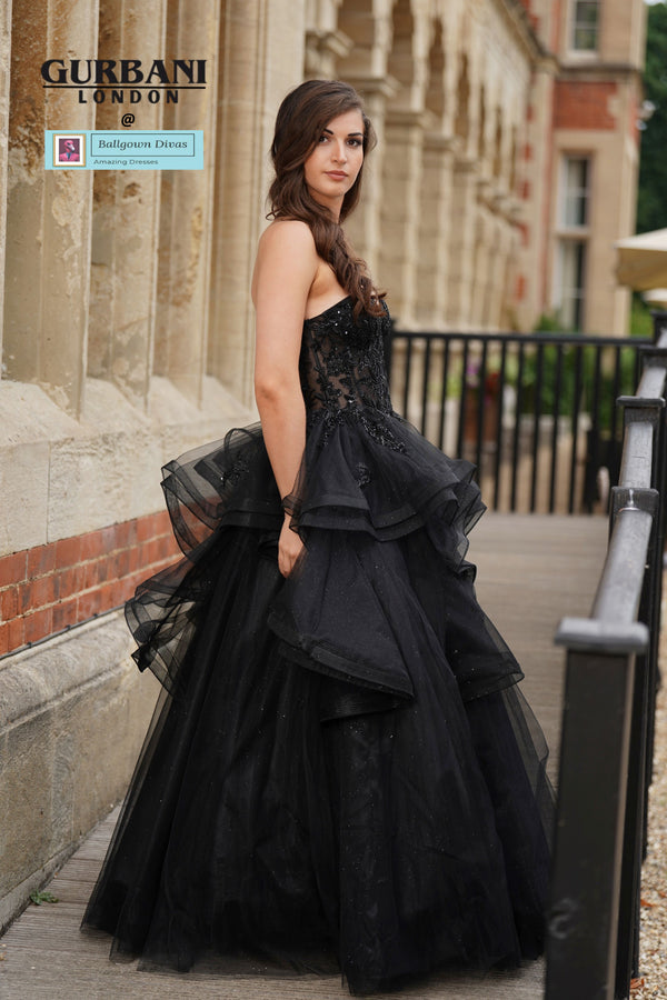 Waterfall Prom Evening Dress - Talia