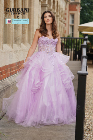 Waterfall Prom Evening Dress - Talia