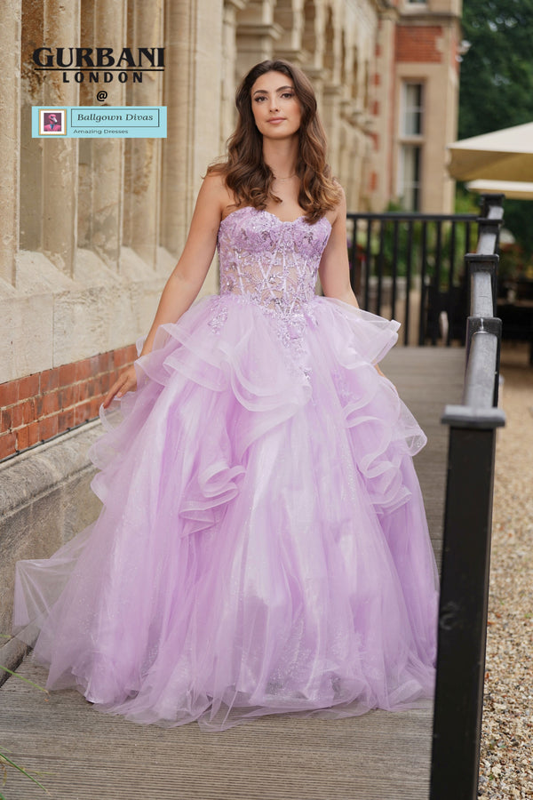 Waterfall Prom Evening Dress - Talia