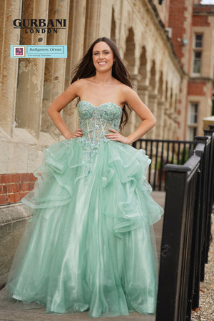 Waterfall Prom Evening Dress - Talia