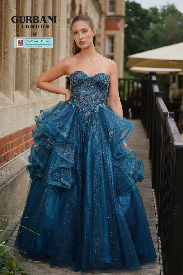Waterfall Prom Evening Dress - Talia