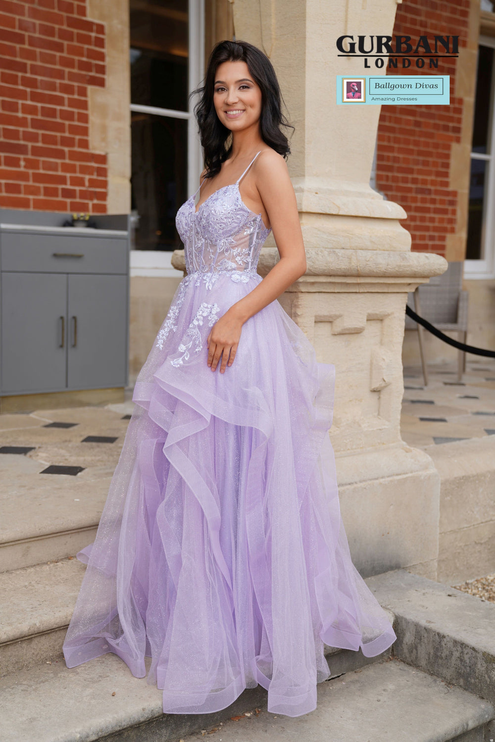 Waterfall Prom Evening Dress - Sunny