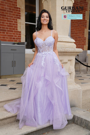 Waterfall Prom Evening Dress - Sunny