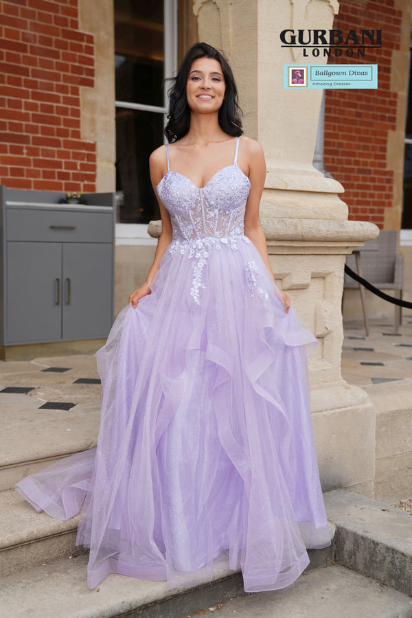 Waterfall Prom Evening Dress - Sunny