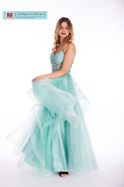 Waterfall Prom Evening Dress - Georgia