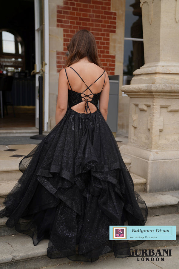 Waterfall Prom Evening Dress - Peachy