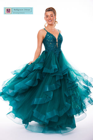 Waterfall Prom Evening Dress - Reagan