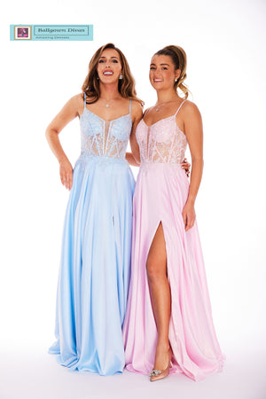 A - Line Prom Evening Dress - Faith