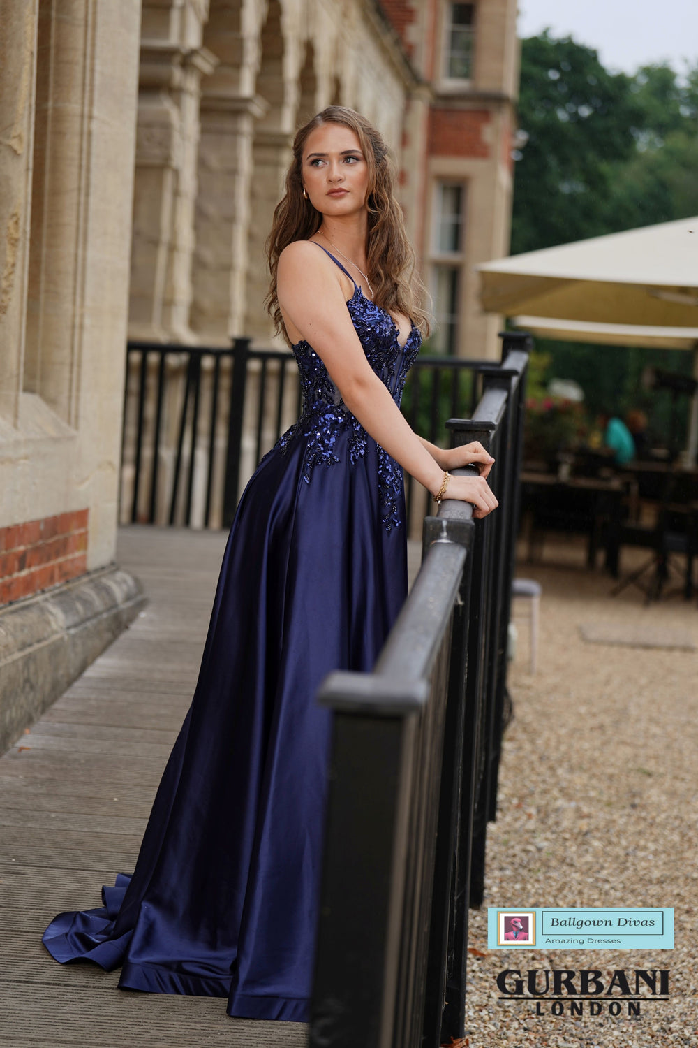 A - Line Prom Evening Dress - Demi