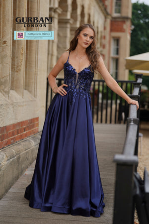 A - Line Prom Evening Dress - Demi