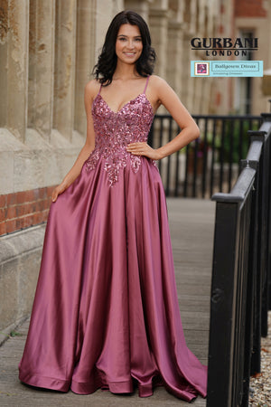 A - Line Prom Evening Dress - Demi