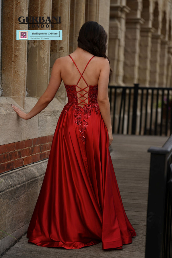 A - Line Prom Evening Dress - Demi