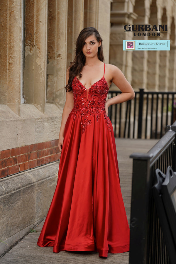 A - Line Prom Evening Dress - Demi