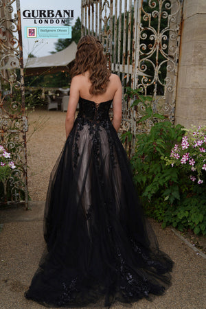 Tulle Prom Evening Dress - Blackie