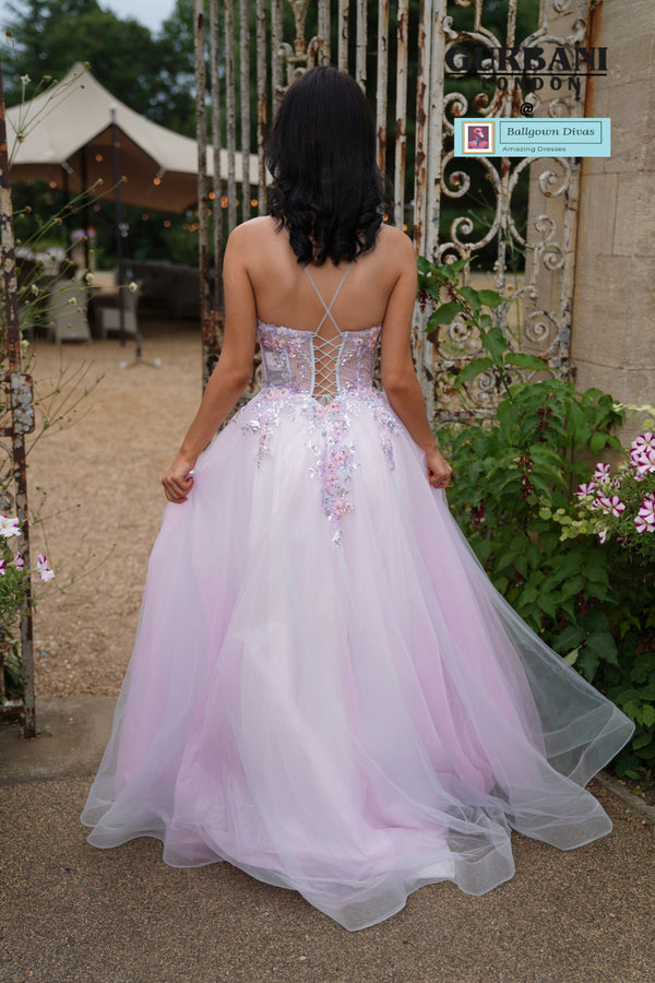 Tulle Prom Evening Dress - Crystal