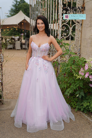 Tulle Prom Evening Dress - Crystal