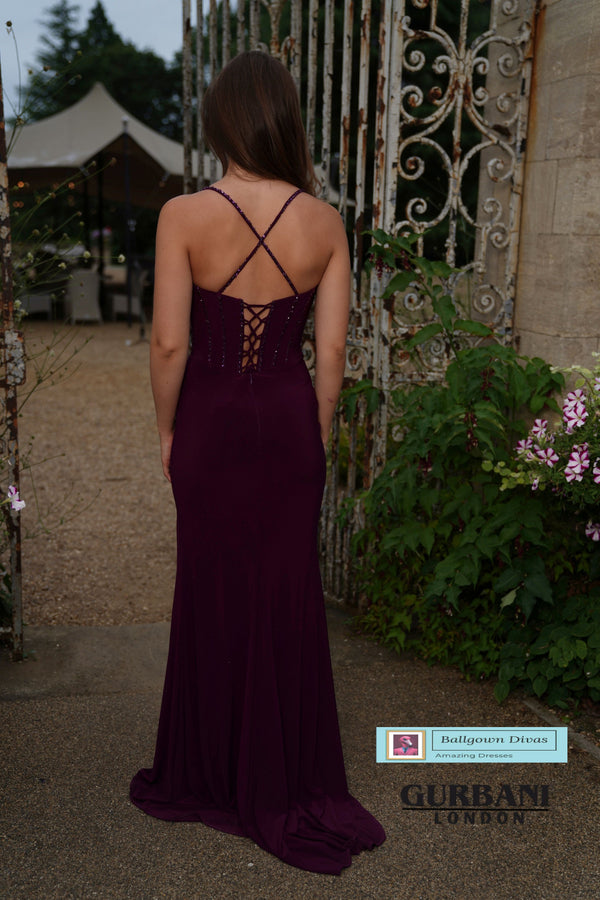 Fitted Prom Evening Dress - Reese