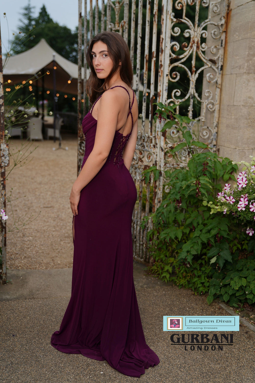 Fitted Prom Evening Dress - Reese