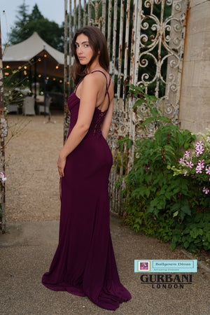 Fitted Prom Evening Dress - Reese