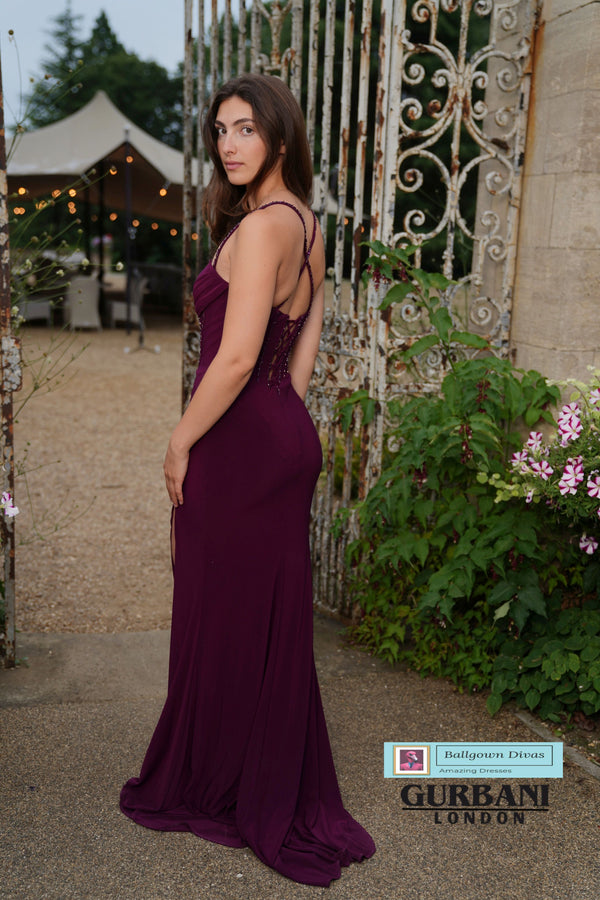 Fitted Prom Evening Dress - Reese